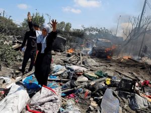 قصف مواصي رفح