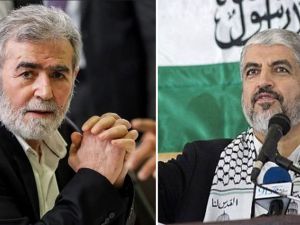 Khaled Mashal and Ziyad al-Nakhalah, Ismail Haniyeh