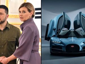 Ukrainian President Volodymyr Zelenskyy's wife buys the newest Bugatti Tourbillon