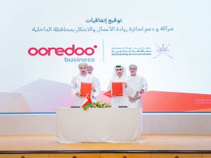 Ooredoo ties with Ad-Dakhiliyah Governor office to Support the Riyada Award and Training of Small and Medium Enterprises