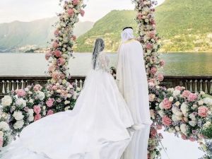 زفاف لين التميمي وسلمان السديري على بحيرة الكومو