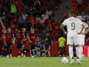 مايوركا يجبر ريال مدريد على التعادل (Photo by OSCAR DEL POZO / AFP)