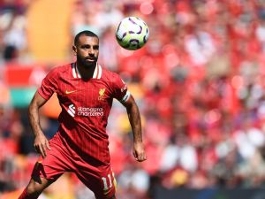 محمد صلاح (Photo by Peter POWELL / AFP)