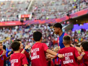 يامال يقود برشلونة أمام بلباو (Photo by MANAURE QUINTERO / AFP)
