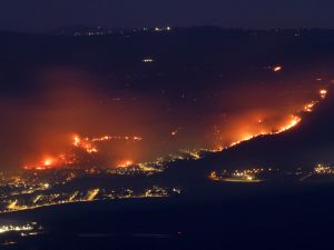 Hezbollah intensifies attack on northern Israel. June 5, 2024. AFP