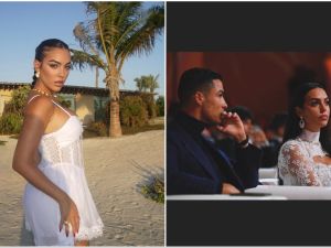 Georgina Rodríguez and Cristiano Ronaldo