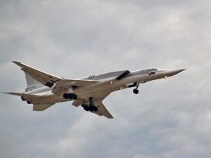Russian bomber crashes