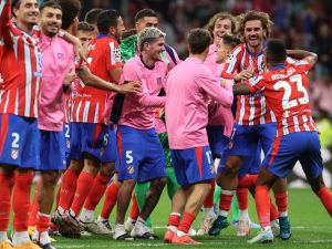 أتلتيكو مدريد يخوض مواجهة مهمة أمام سيلتا فيغو (Photo by Thomas COEX / AFP)