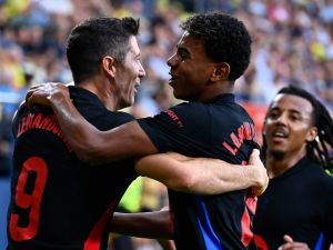 برشلونة مرشح لتحقيق انتصار مريح على خيتافي اليوم (Photo by JOSE JORDAN / AFP)