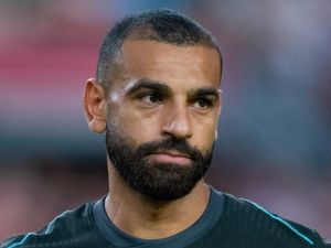 محمد صلاح يقود مصر أمام الرأس الأخضر (Photo by Jacob Kupferman / GETTY IMAGES NORTH AMERICA / Getty Images via AFP)