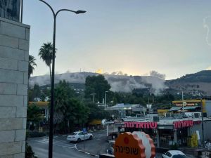 Hezbollah attacks Israeli "Samson" base with suicide drones, fires 80 rockets towards Upper Galilee