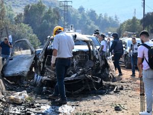 Masyaf area, Syria attacked by Israeli strikes