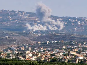 قصف اسرائيلي على بلدة جبل البطم في جنوب لبنان