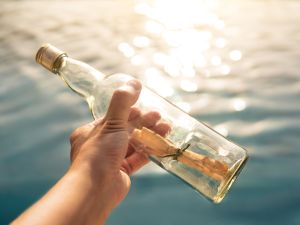 message in a bottle