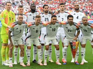 منتخب ألمانيا (Photo by THOMAS KIENZLE / AFP)
