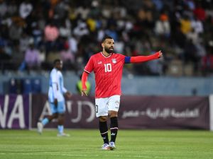 محمد صلاح (Photo by Monirul Bhuiyan / AFP)