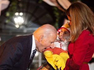 US President Joe Biden marks Halloween 2024