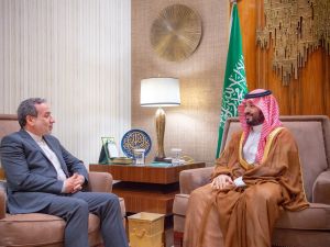 Saudi crown prince meets Iranian FM in Riyadh