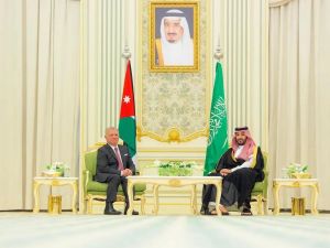 Jordanian King and Saudi Crown Prince hold key talks in Riyadh
