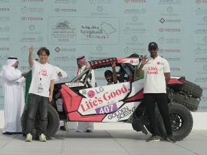 LG Celebrates Abdullah Alhaydan’s Victory At Rally Qassim 2024