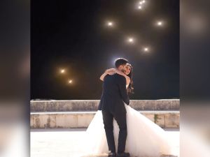 Lebanese couple celebrates wedding under Iranian missiles