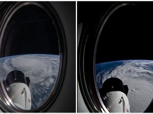Hurricane Milton from space. (X/Matthew Dominick)