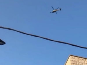 إحدى مروحيات الجيش الإسرائيلي بعد الحادث الأمني الصعب