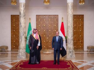 Saudi crown prince visits Egypt