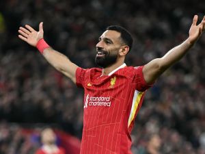 محمد صلاح (Photo by Paul ELLIS / AFP)