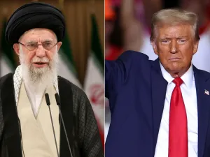 Donald Trump and Ayatollah Ali Khamenei