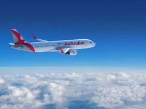 "العربية للطيران" تستعرض طائرتها من طراز "إيرباص A320" في النسخة السابعة من معرض البحرين الدولي للطيران 2024