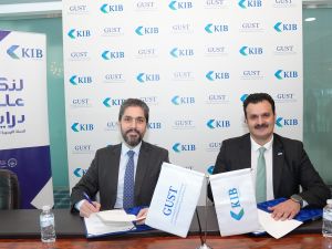 KIB signs MoU with GUST to foster student engagement in banking innovatio يوقّع مذكرة تفاهم مع جامعة الخليج للعلوم والتكنولوجيا لتعزيز مشاركة الطلاب في الابتكار المصرفيn