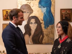 Emmanuel Macron Fairuz