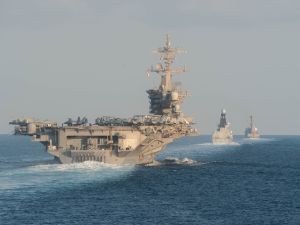 Houthis target US carrier Abraham