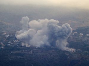 قصف اسرائيلي في منطقة مرجعيون جنوب لبنان