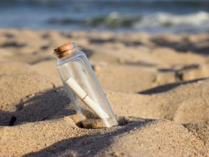 message in a bottle 