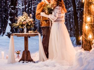 Wedding in winter