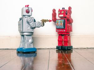 Tiny Robot 'kidnaps' 12 other robots in Shanghai