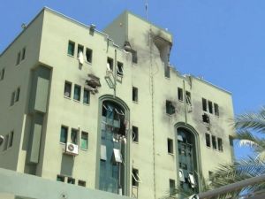 قصف مستشفى الوفاء - غزة