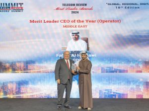 Fahad Al Hassawi named CEO of the Year for Operators in the Middle East at Telecom Review Excellence Awards
