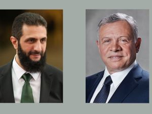 الملك عبدالله الثاني بن الحسين والرئيس أحمد الشرع
