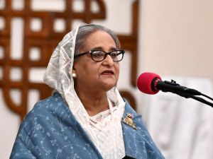 Former Bangladesh Prime Minister Sheikh Hasina