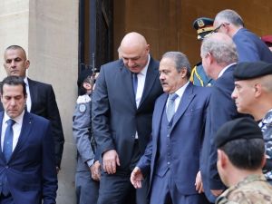 Joseph Aoun with ali Hamad 