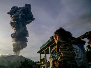 volcanic eruption