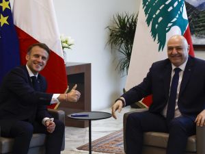 Macron visits Beirut, meets with newly elected leadership 