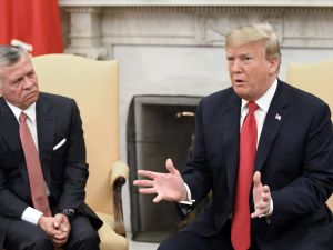 الملك عبدالله وترامب