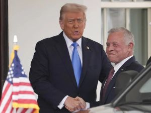 ترامب والملك عبدالله