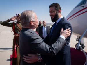 Jordan King Abdullah, Syrian Interim President Ahmed al-Sharaa
