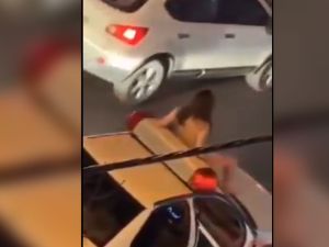 Naked Iranian woman