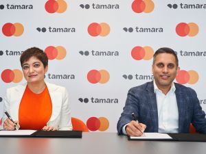During the event.  The partnership will launch a virtual card that enables Tamara’s customers to split their purchases in up to 4 equal payments or pay in full through mobile wallets for online and in-store purchases.
